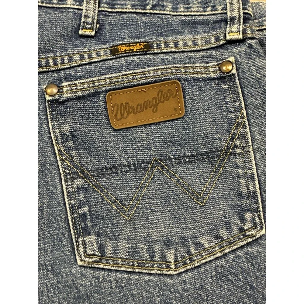 Wrangler Jeans Men's 40x30 George Strait Cowboy Cut Blue Rodeo Ridding